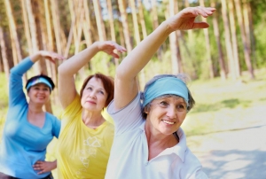 Image of seniors exercising